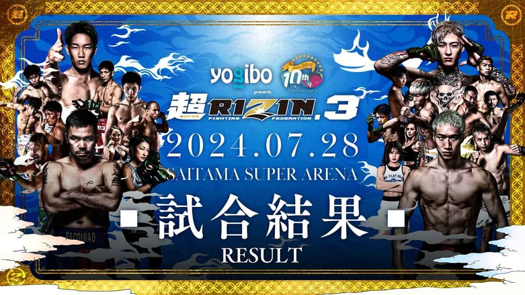 超RIZIN.3のオッズと結果